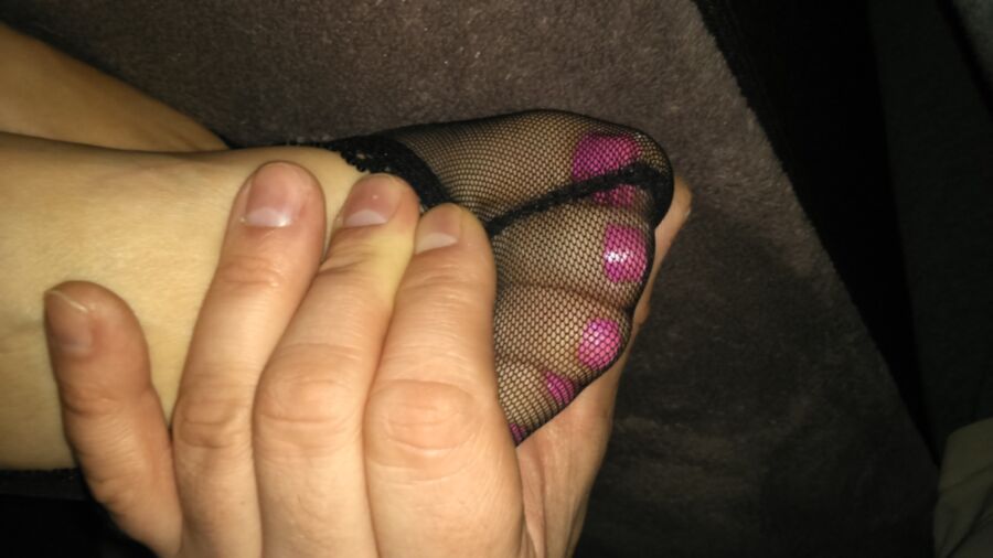 Free porn pics of THE FEET OF HIS WIFE IN SOCKS 10 of 18 pics