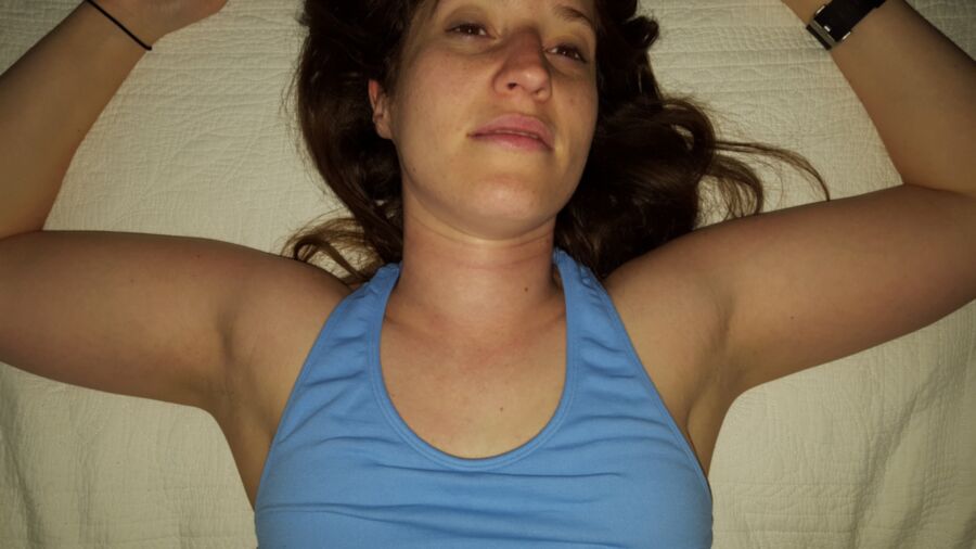 Free porn pics of Armpits - Blue Tank Top 13 of 16 pics