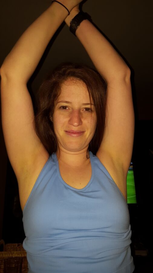 Free porn pics of Armpits - Blue Tank Top 1 of 16 pics