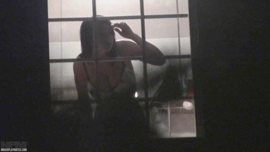 Free porn pics of Nikki Sims Spied at window (Rare) 24 of 814 pics