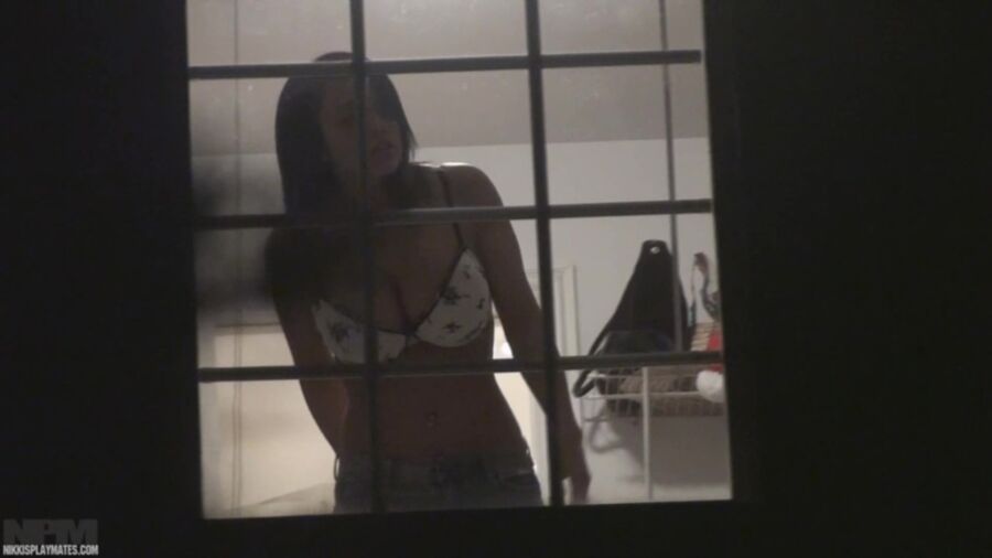 Free porn pics of Nikki Sims Spied at window (Rare) 18 of 814 pics