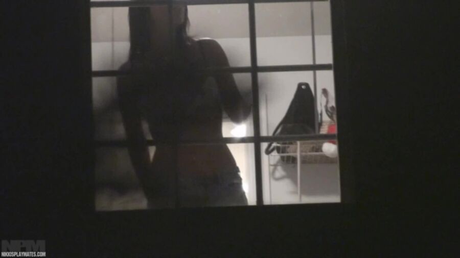 Free porn pics of Nikki Sims Spied at window (Rare) 21 of 814 pics