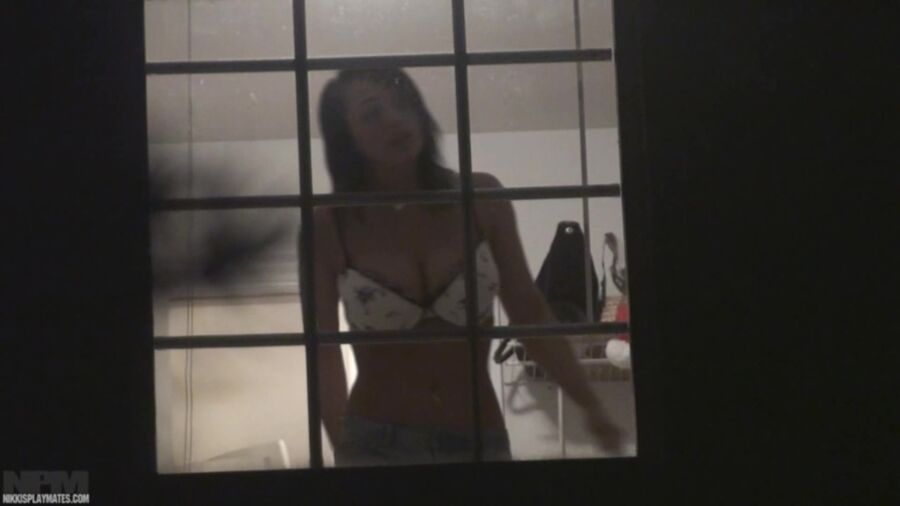 Free porn pics of Nikki Sims Spied at window (Rare) 5 of 814 pics