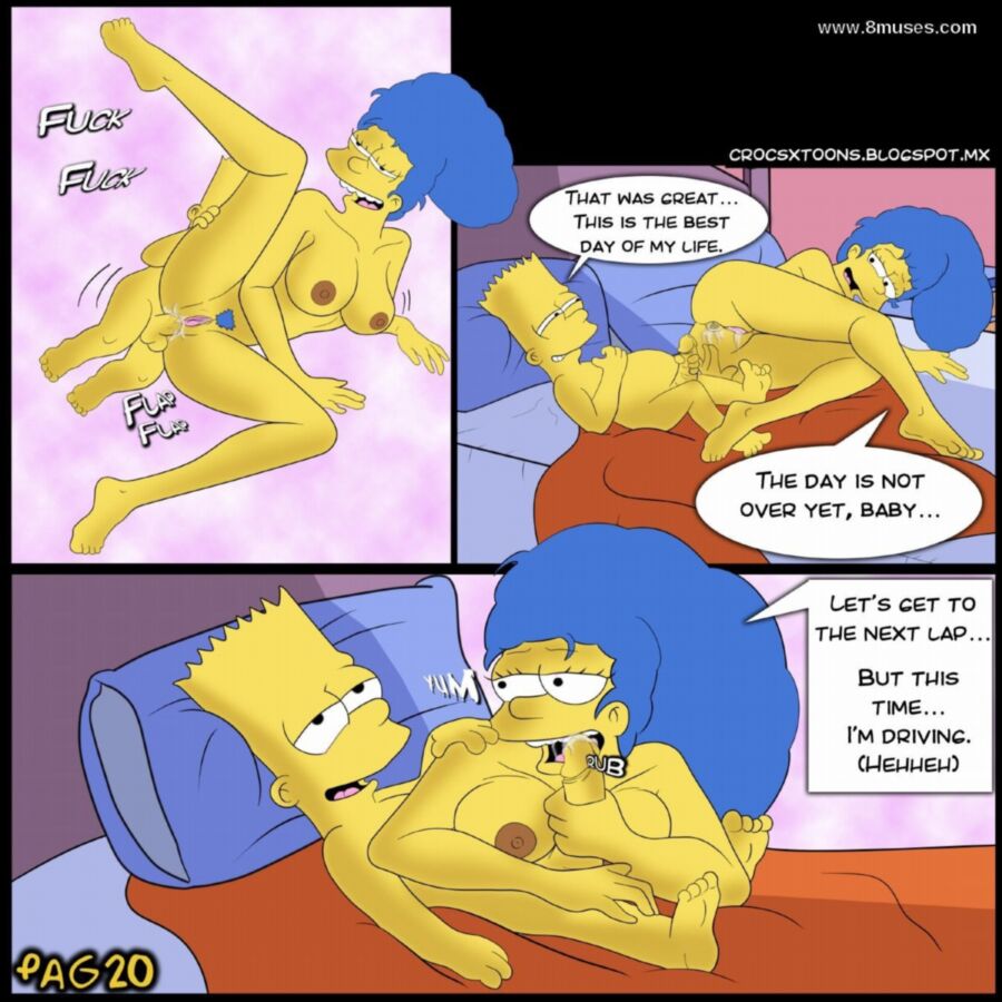 Free porn pics of Bart and Marge - The Sins Son 21 of 26 pics