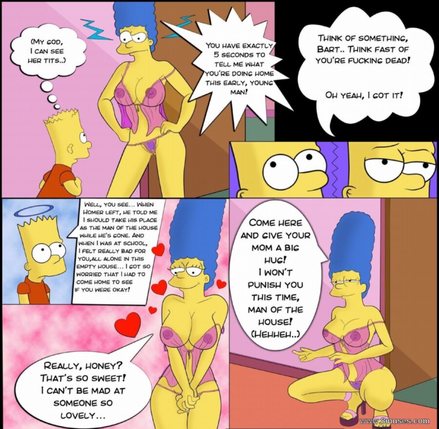 Free porn pics of Bart and Marge - The Sins Son 10 of 26 pics