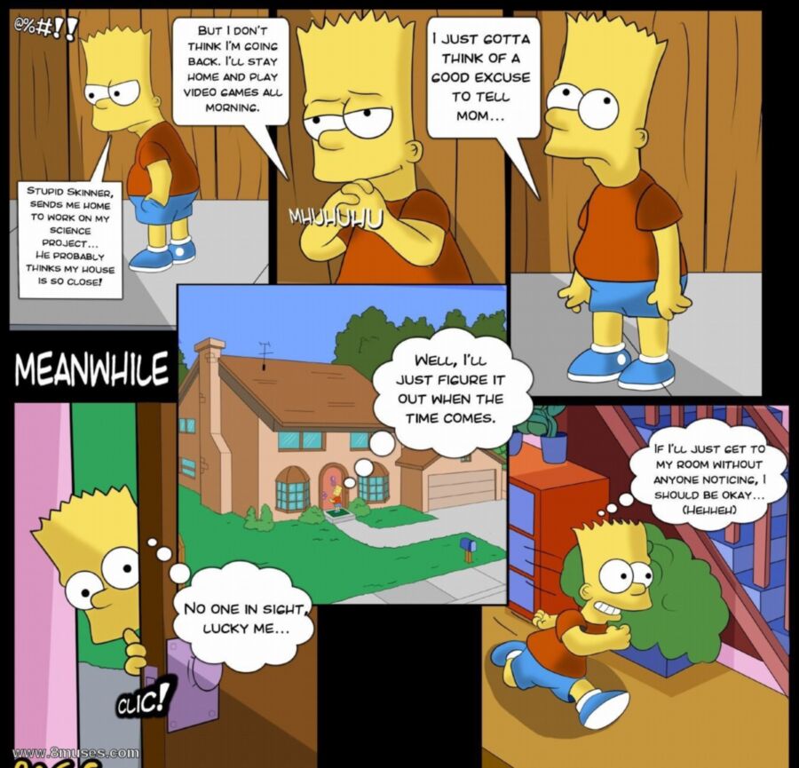 Free porn pics of Bart and Marge - The Sins Son 7 of 26 pics