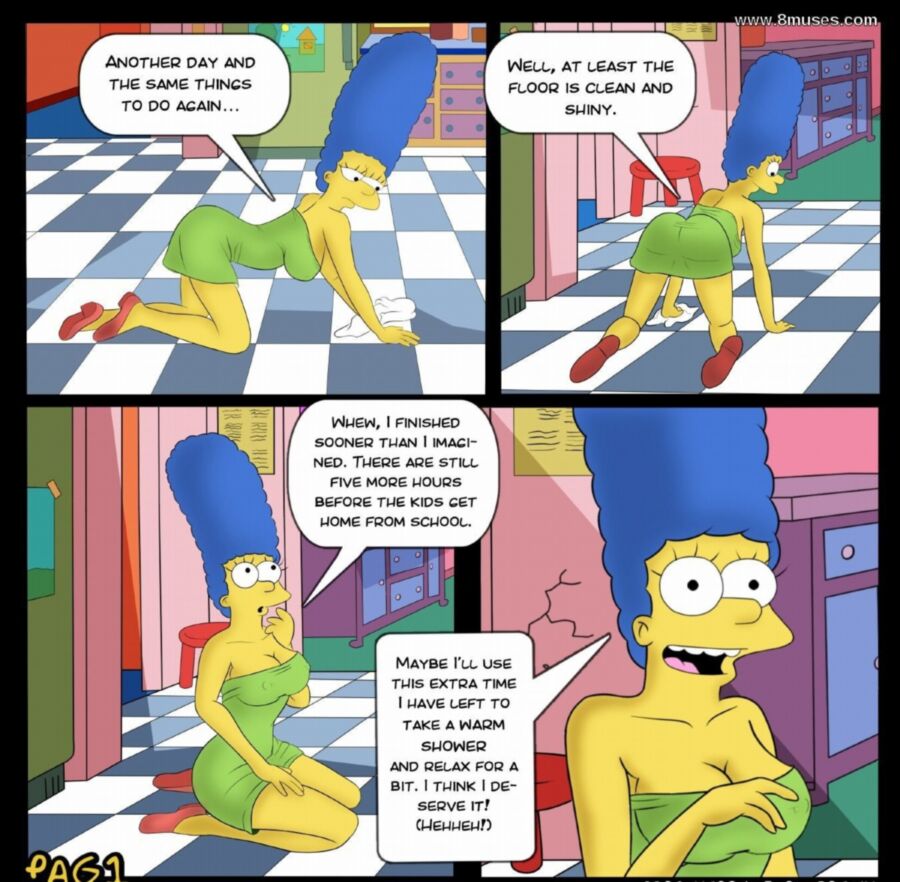 Free porn pics of Bart and Marge - The Sins Son 2 of 26 pics