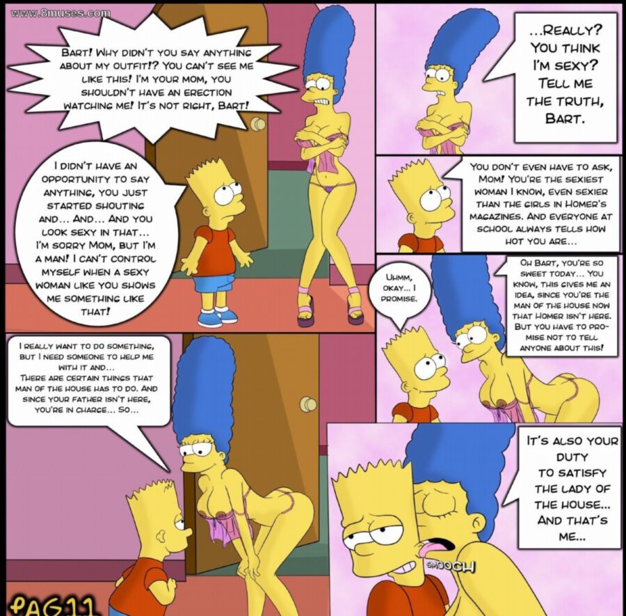 Free porn pics of Bart and Marge - The Sins Son 12 of 26 pics