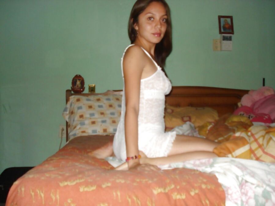 Free porn pics of Skinny Mexican Teen 19 of 33 pics