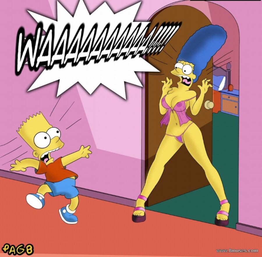 Free porn pics of Bart and Marge - The Sins Son 9 of 26 pics