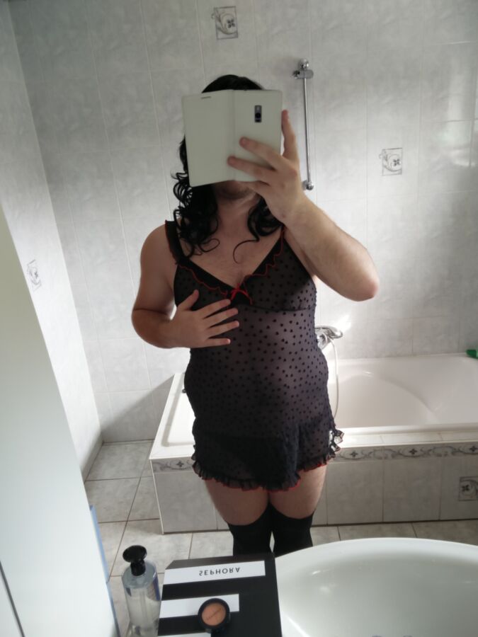Free porn pics of Me, closet sissy/trash whore style/looking for exposure 13 of 19 pics