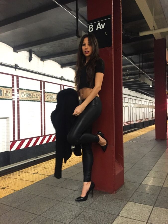 Free porn pics of Christina in a tight outfit in nyc. Fake and Caption my sister 3 of 8 pics
