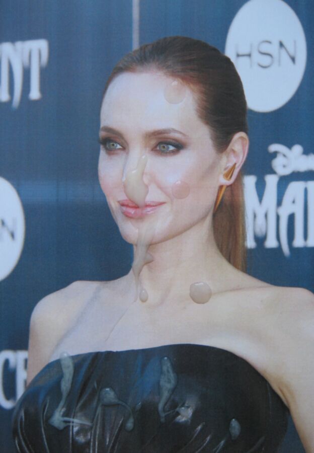 Free porn pics of My cum tributes to celebrities Cara Delevingne , Angelina Jolie  8 of 20 pics
