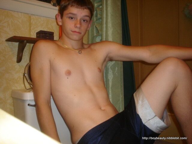 Free porn pics of Cute Hung Twink - Garrett 13 of 25 pics