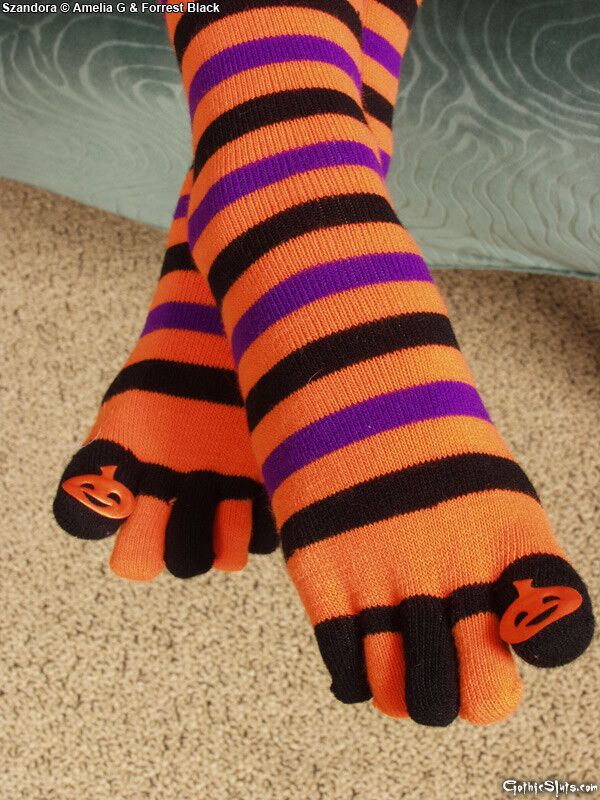 Free porn pics of Szandora - Halloween Socks 11 of 52 pics