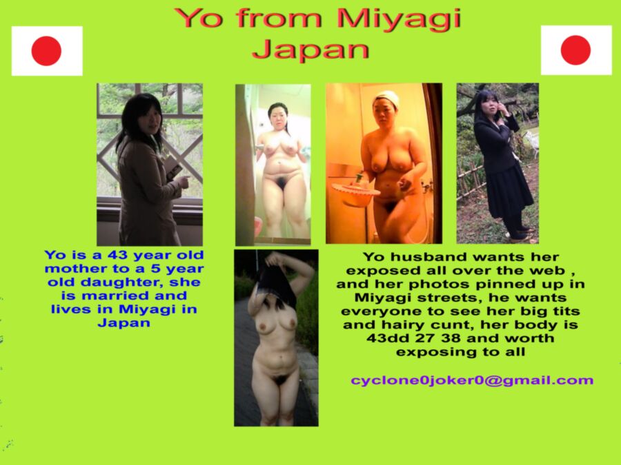 Free porn pics of Yo from Miyagi Japan exposed wife 1 of 6 pics
