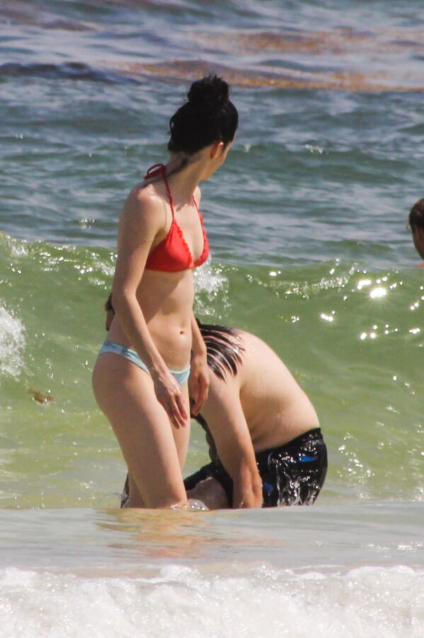 Free porn pics of Krysten Ritter in Bikini at a Beach in Cancun  16 of 53 pics