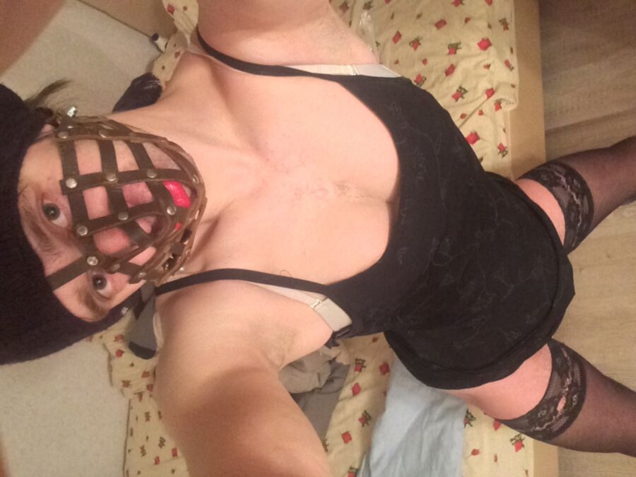 Free porn pics of Sissy in muzzle 4 of 9 pics