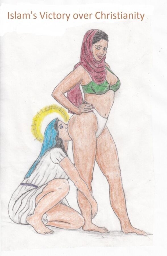 Free porn pics of Sexy Virgin Mary Lesbian Art 2 of 11 pics