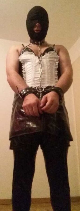 Free porn pics of PVC Sissy Maid 16 of 25 pics