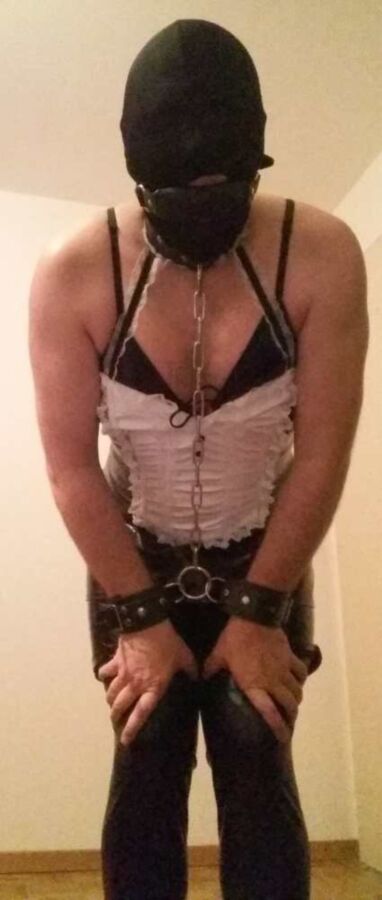 Free porn pics of PVC Sissy Maid 21 of 25 pics