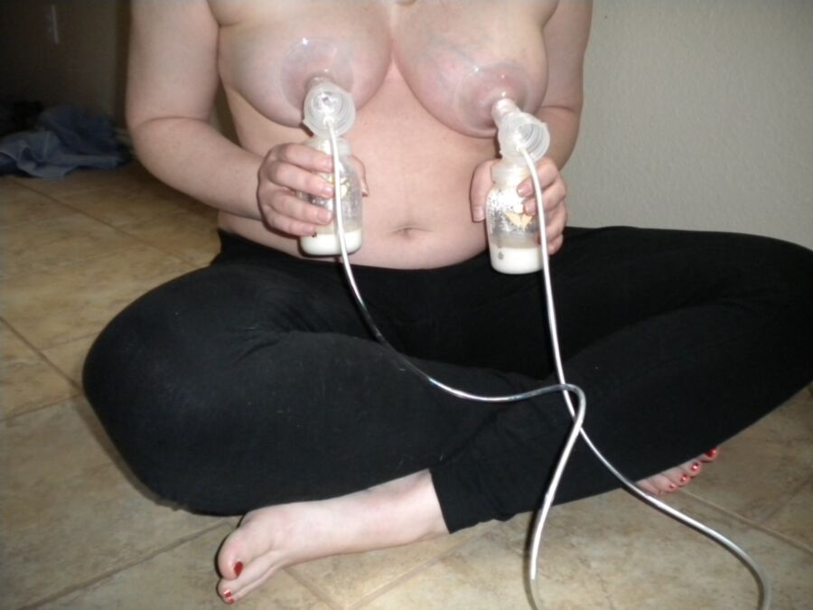 Free porn pics of Redhead Wife Milking Her Tits with a Breast Pump 22 of 31 pics