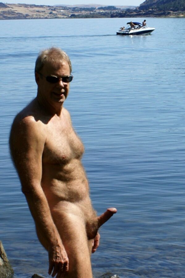 Free porn pics of BadBlackBoys_Exhib IX Outdoor Hardon 23 of 23 pics