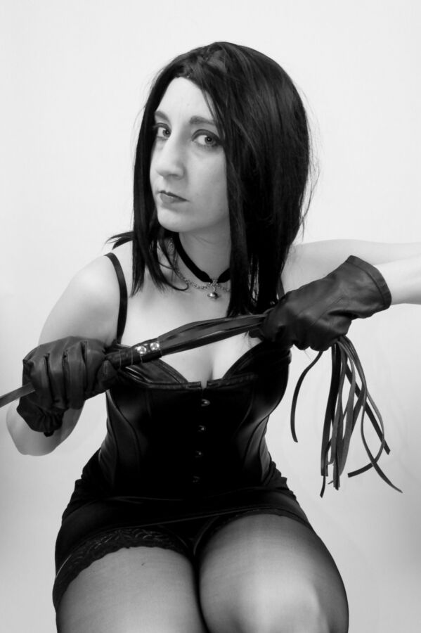 Free porn pics of Miss Teal as Goth Dom Mistress 12 of 24 pics