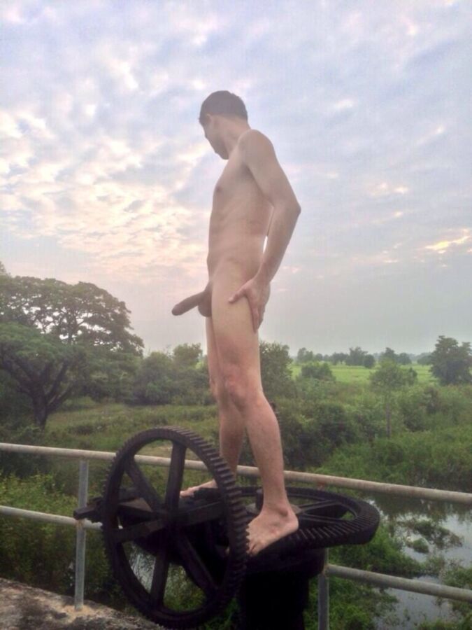 Free porn pics of BadBlackBoys_Exhib XI Outdoor Hardon  19 of 24 pics