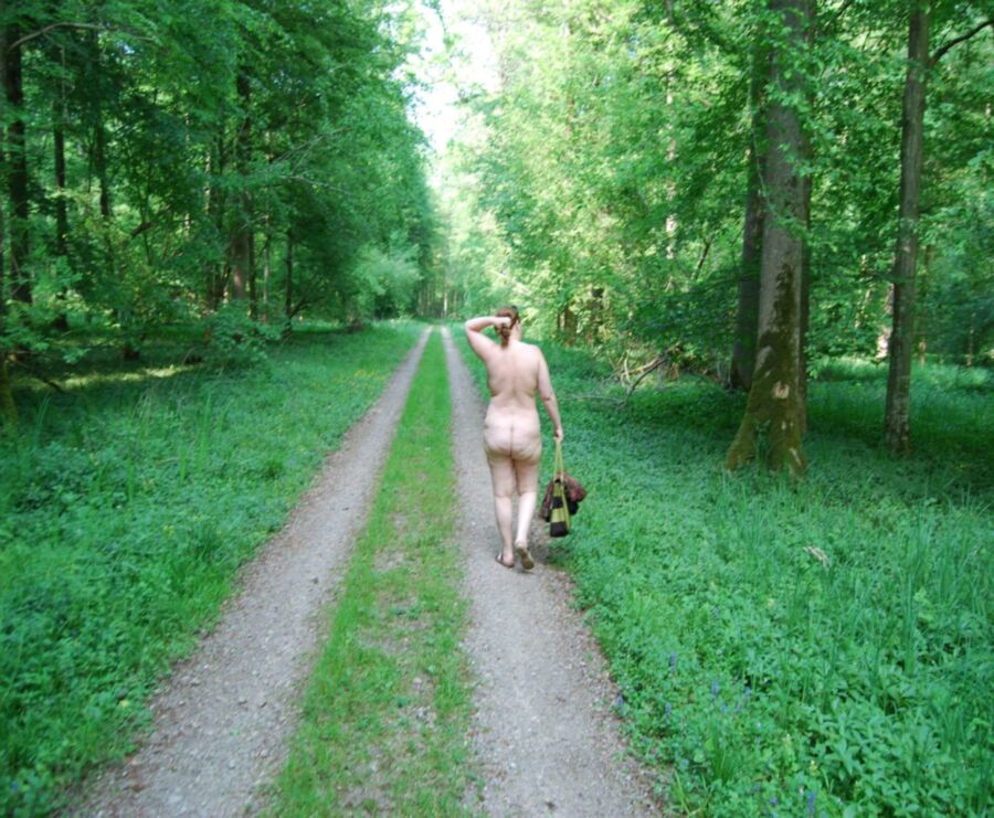 Free porn pics of walking naked in the forest 23 of 35 pics
