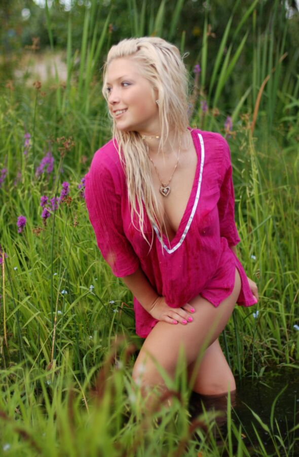 Free porn pics of Outdoor Teens - MELICA - Busty Sweetheart in the Reeds 3 of 73 pics