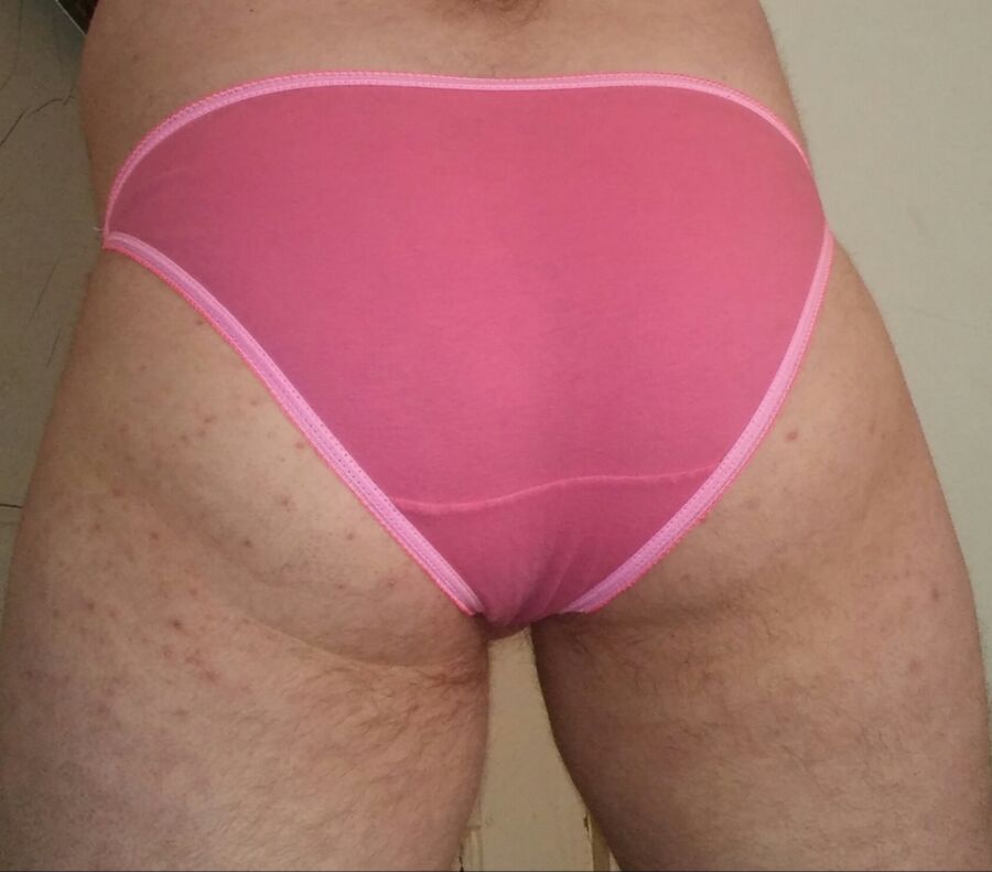 Free porn pics of In my pink and purple panties 10 of 10 pics