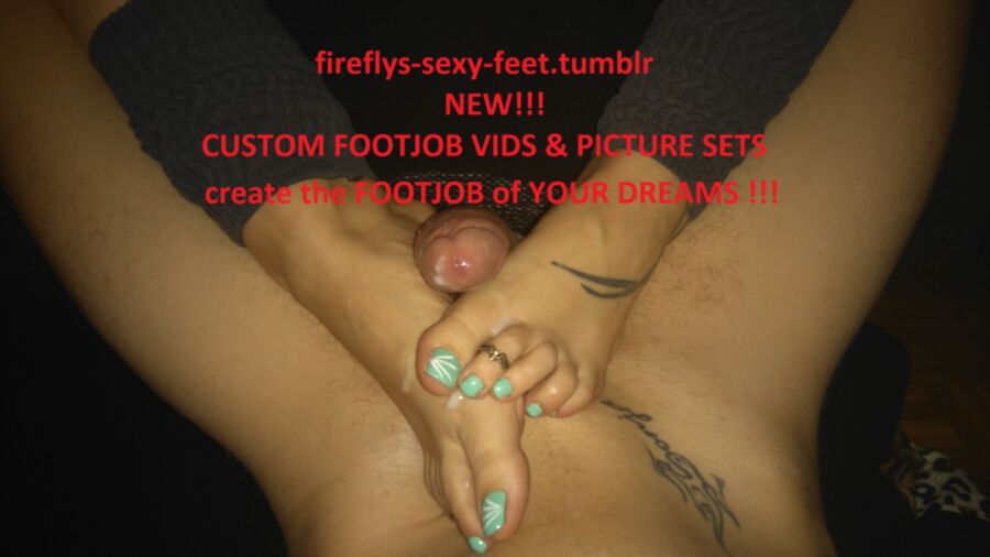 Free porn pics of fireflys Baby Blue Polish Footjob 3 of 3 pics