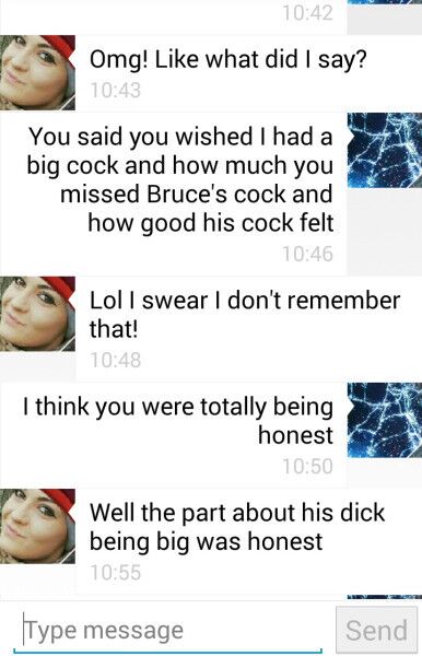Free porn pics of Cuckold Texts (GF Compares) 2 of 5 pics