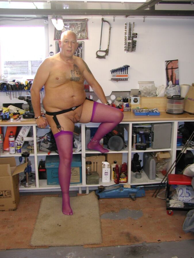 Free porn pics of Ian Ford Nude in Purple stockings 7 of 14 pics