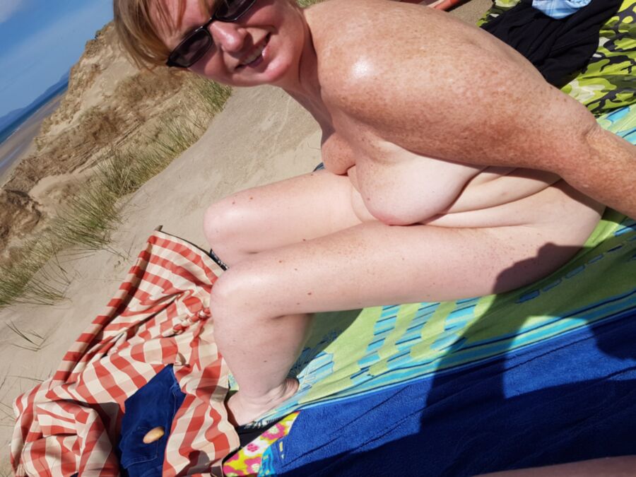 Free porn pics of Maria trip to Barmouth and nude beach  2 of 8 pics
