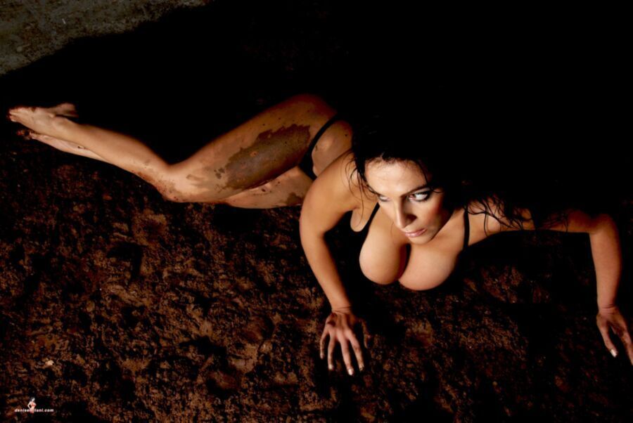 Free porn pics of Denise Milani - Mud 20 of 30 pics