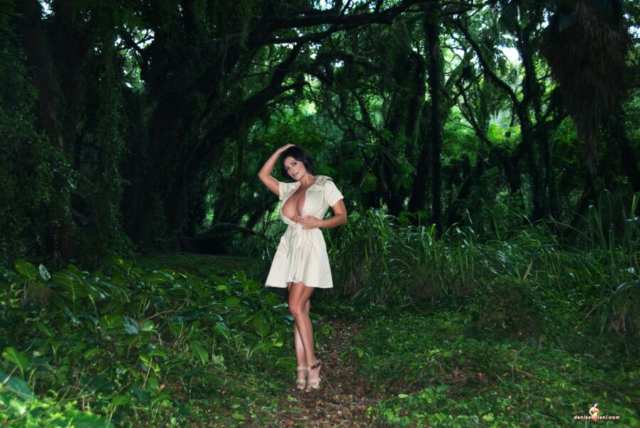 Free porn pics of Denise Milani - Rainforest 20 of 26 pics