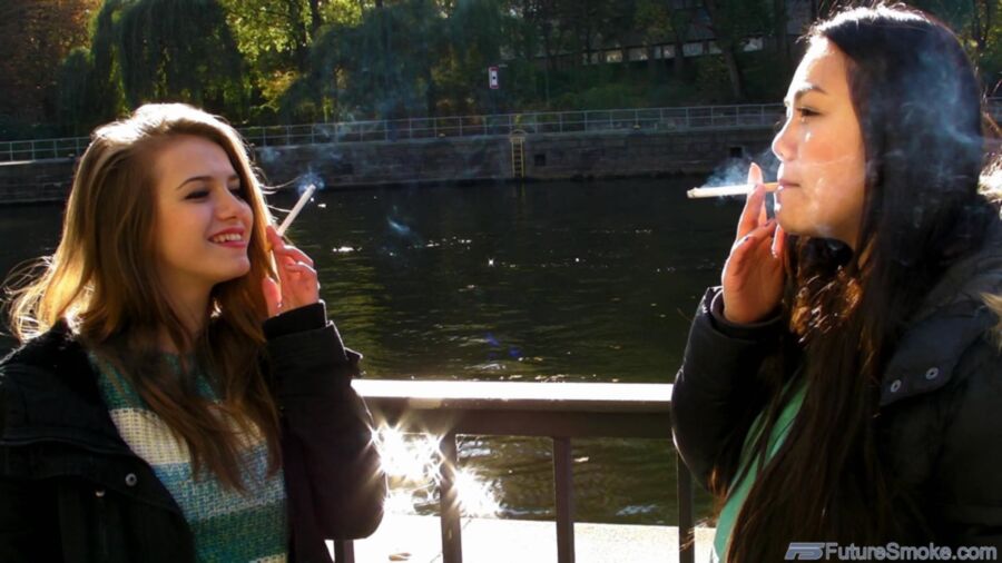 Free porn pics of Berlin Smoking with Mei 1 of 13 pics