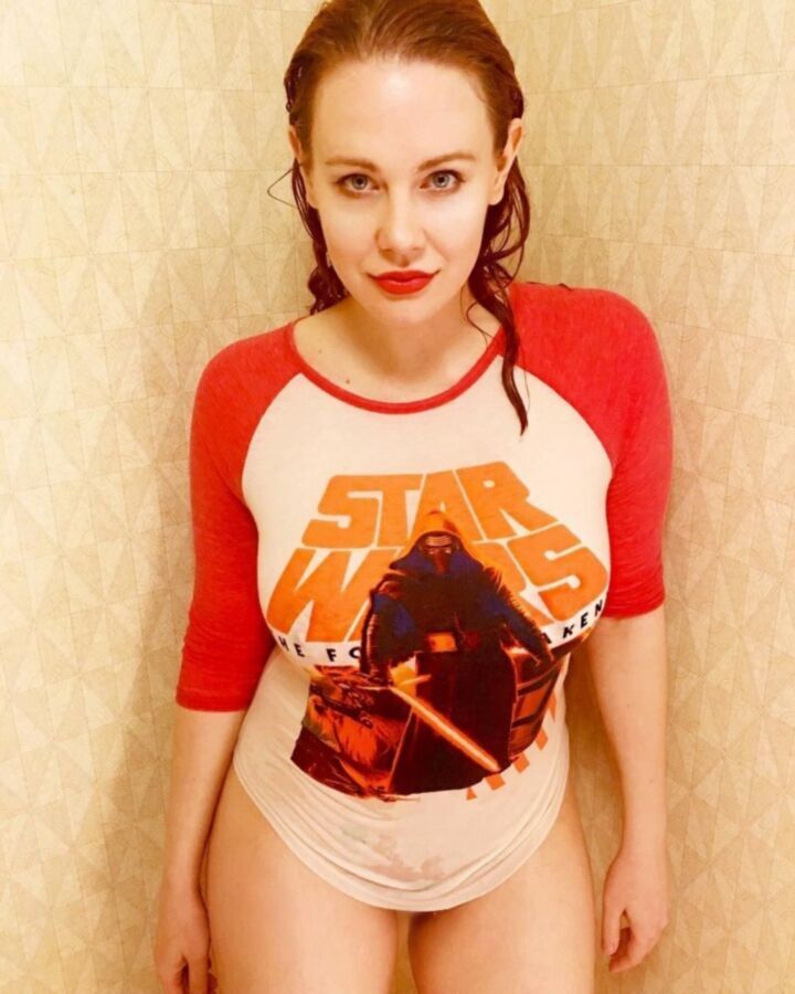Free porn pics of Maitland ward : again sexy with juste a star wars tshirt 5 of 10 pics