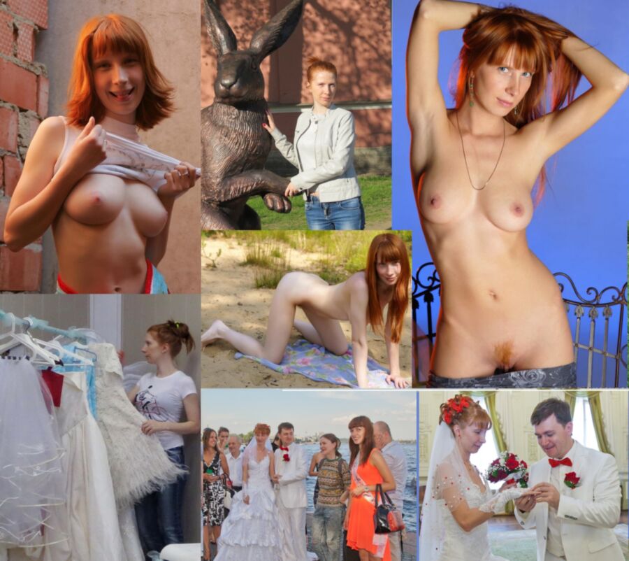 Free porn pics of Redhead girl dressed and undressed - at a studio and home 1 of 5 pics