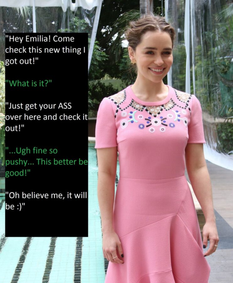 Free porn pics of Emilia Clarke And The Toilet Slave 1 of 8 pics