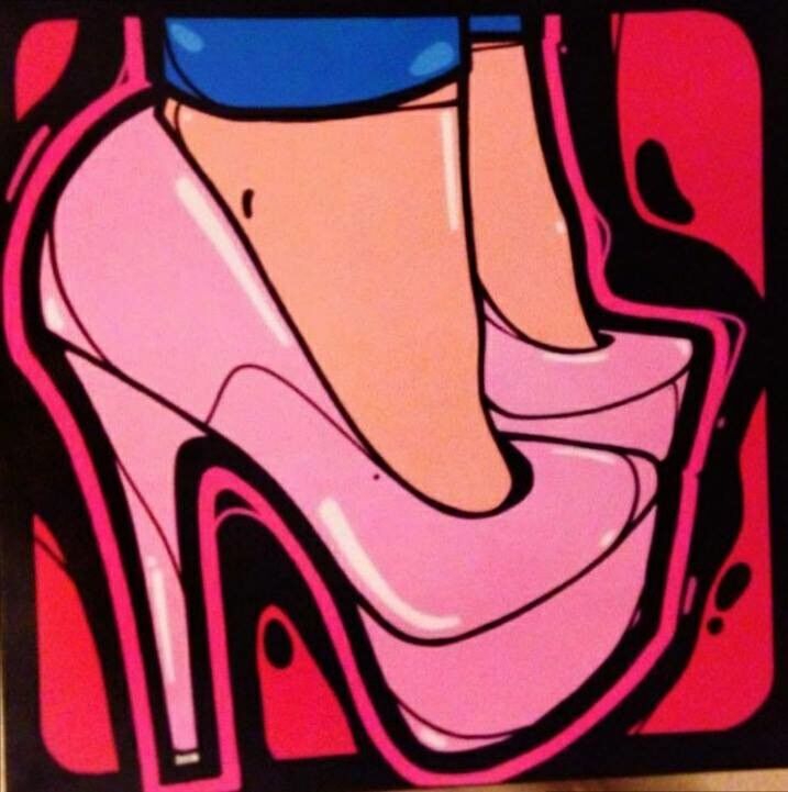 Free porn pics of art graffiti heels slut ! 3 of 4 pics