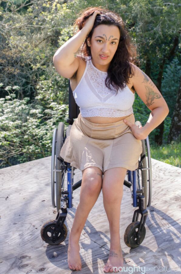 Free porn pics of Wheelchair girl has a big Bush 4 of 140 pics