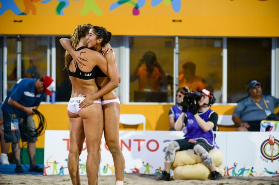 Free porn pics of how would you fuck sexy beach volleyball player taylor pischke 1 of 17 pics
