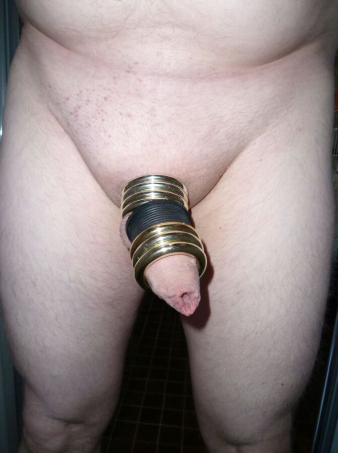 Free porn pics of Neckholder and ball rings 5 of 13 pics
