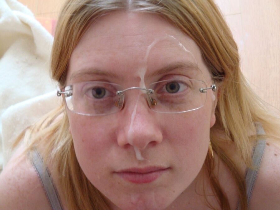 Free porn pics of glasses amateur gf facials 6 of 6 pics