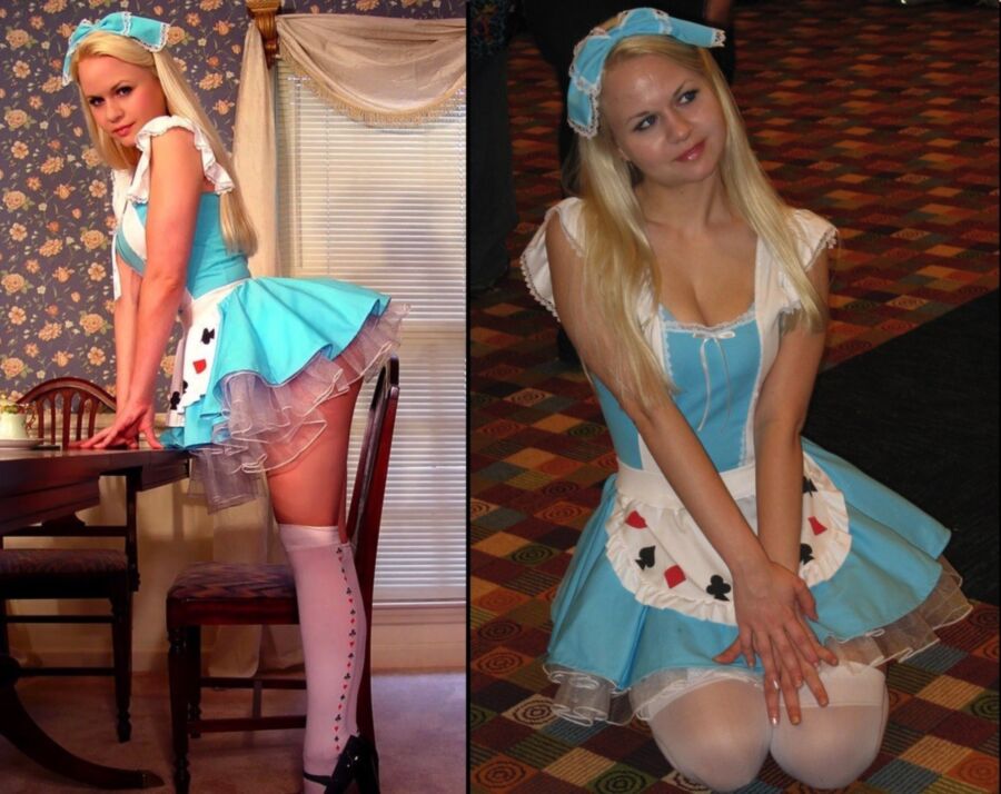 Free porn pics of Fancy dress - Alice in Wonderland 3 of 40 pics