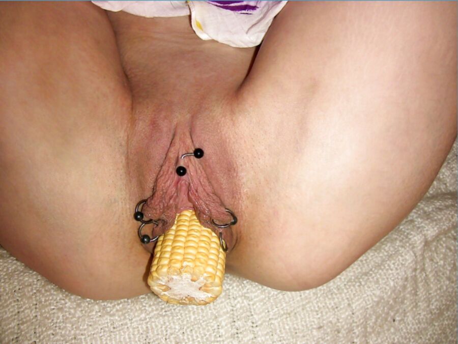 Free porn pics of Inserted Food - Sweetcorn 18 of 50 pics