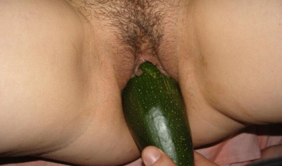 Free porn pics of Inserted Food - Courgettes 14 of 50 pics